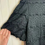 cupio NWT  black lace short sleeve blouse size 3X I38 Photo 1