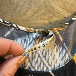 Alice + Olivia Yellow and Black Geometric Crop Top Photo 5