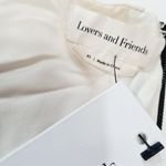 Lovers + Friends  Anais Strapless Gown in Black & White XS Photo 9