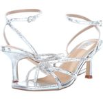 DV by Dolce Vit Dolce Vita Silver Strap Heels Photo 1