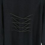 St. John Lace Trim Lace-down Back Long Buttoned Santana Knit Jacket 12 Photo 6