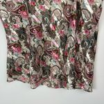 Victoria's Secret Vtg Victoria’s Secret Paisley Sheer Tank Sz Large Lace Trim Sexy Sleep Photo 11