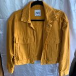 ZARA Cropped Denim Jacket Photo 2