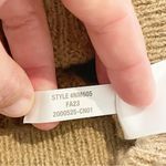 Madewell  Sweater Vest Small Beige Alpaca Fineloft Shrunken Crop Caramel Slim Y2K Photo 4