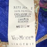 Val Mode‎ Vintage Lingerie Slip and Robe Set White Size M Photo 6