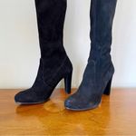 Stuart Weitzman  • Highland Boot over the knee thigh high black suede heeled Photo 2