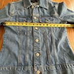 Hudson Jeans Denim Trucker Jacket S/M Color Blue Photo 8