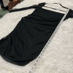 Princess Polly  Charvi Sheer Long Sleeve Ruched Minidress in Black Size 8 Photo 5