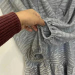 IRO Womens Metallic Ruffled Cocktail Mini Dress Size 34 Photo 8