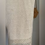 Vintage Gina Peters Floral Embroidered Knit Sweater Vest, Size Medium Blue Photo 2