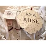 Knox Rose White Eyelet Peasant Top Size Large NWT Photo 2