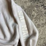 Alo Yoga  white cropped hoodie woman's size L Photo 1