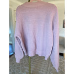 Hollister  Knit Sweater Buttery Soft Cozy Light Pink Romantic Parisian Scandi Photo 2