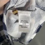 Woman Within Blue & White Gingham Check Cottagecore Top - Plus Size 2X (26/28) Photo 5