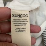 Suncoo Paris Stripe Wrap Mini Skirt Tie Waist White Size 0 Photo 3