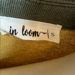 In Loom Anthropology Stylish Mustard and Olive Striped Women's Top oversized Photo 1