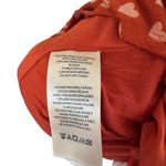 Free People Lakeside Heart Printed Midi Dress Orange Ginger Combo Sz M NWT Photo 5