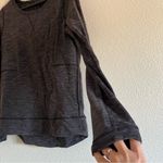 Lululemon Exhalation Pullover II Heathered Marled Black / Gray Long Sleeve Sz 6 Photo 10