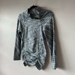 Athleta Women’s Fastest Track Asymmetrical Half Zip Space Dye Cobblestone XS Photo 11