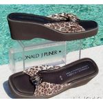 Donald Pliner Elastic Mesh Sandal Wedge Shoe New Flexible Non Slip Sole $220 NIB Photo 3
