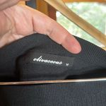 Olivaceous  Black Ribbed Textured Circle Skater Skirt Size Medium Photo 3