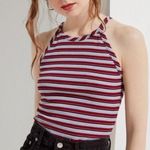 Urban Renewal Urban Outfitters  Striped Crop Tank Top in Women’s Small Photo 0