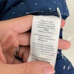 Madewell  Heart Print Boxy Oversize Square Neck Blouse Small Photo 4