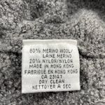 Talbots Soft, Oversized Mock Turtleneck  Wool Blend Cableknit Sweater Photo 6