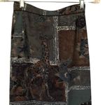 Vintage Platinum Dorothy Schoelen Skirt Set Jacket Top Skirt 2 pcs Sz S Safari Brown Photo 3