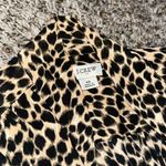J.Crew  Cheetah Leopard Animal Print Button Up Blouse Photo 2
