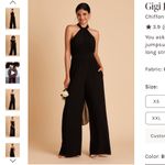 Birdy Grey  Gigi Chiffon convertible Black‎ Jumpsuit Photo 1