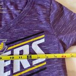 Nba Los Angeles Lakers Womens Purple V-Neck Graphic T-Shirt Size Large Photo 4