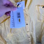 Calvin Klein NWT Jeans Tencel Button Down Collared Sleeveless Top Sun Yellow 3X Photo 4