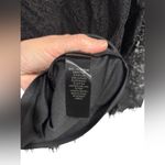 Adrianna Papell  Black Lace 3/4 Sleeve Blouse Size S Teacher Workwear Office Photo 4