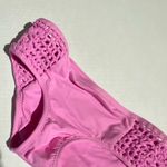 frankie's bikinis  Crocheted Pink Bikini‎ Bottom Photo 3
