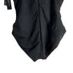 La Blanca Island Goddess Black Lingerie Ruched One Piece Swimsuit Size 10 Photo 9