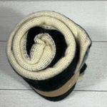 DONNI. Tri Color Scarf Black Gray and Cream NWT Photo 4