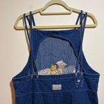 Disney Vintage The  Store Denim Strappy Maxi Dress Embroidered Winnie the Pooh L Photo 7