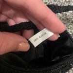 Black Evening Beads Rectangle Crochet Look Crossbody Shoulder Purse Bag Photo 2