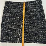 J.Crew Faux-Wrap Pencil Skirt Metallic Tweed Size 6 Wool Blend Preppy Career Photo 5
