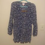 Tracy Reese  Animal Print Silk Top Size Small‎ Photo 0