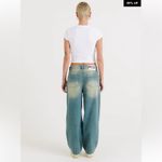The Ragged Priest Distressed Goliath Low Rise Jean in Green Hue Women’s Size 28 Photo 1