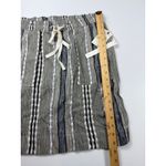 Caslon Skirt - Navy Ivory Bubble Stripe - Drawstring Waist - Size S NWT Photo 2