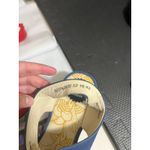 Fly London  Ylva Blue Suede Lace-Up Peeptoe Wedge Sandals Womens 42 US 11 Photo 6