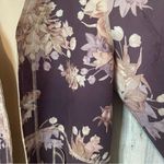 Amanda & Chelsea Chelsea & Theodore Faux Suede Brown Floral Jacket Womens Size M -Brown Tan Ivory Photo 9