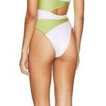 Camila Coelho  Rumba One Piece in Celery Green & White Small Photo 1