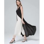 White House | Black Market New! Sleeveless Overlay Jumpsuit, 2P Photo 2
