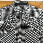 J.Crew Ladies'  Gingham Check Flannel Shirt Jacket Medium Photo 3
