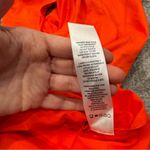 frame denim Frame Twist Front Sleeveless Dress Red Orange Small S Photo 6