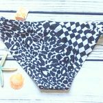 Hobie Swim B&W Butterfly Animal Print Y2K Hipster Printed Bikini Bottom S Photo 1